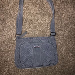 vera bradley light gray purse